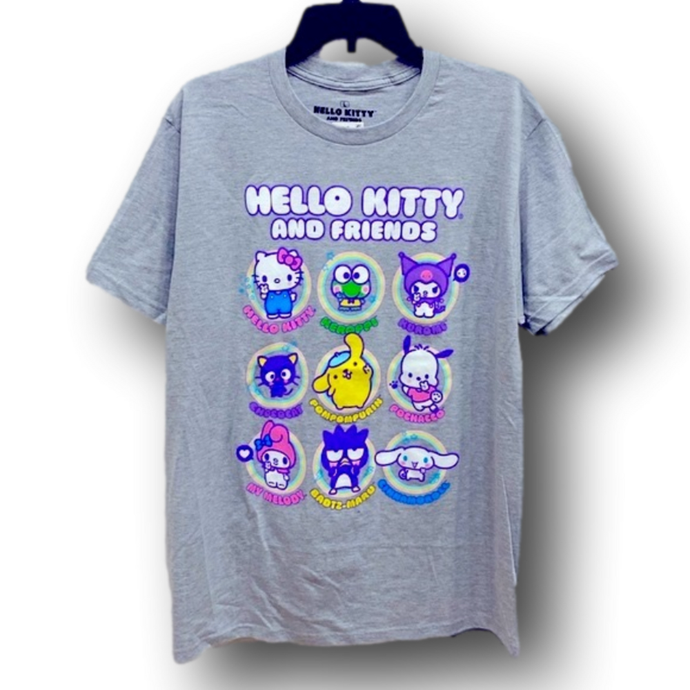 Hello Kitty & Friends Graphic T-Shirt - Size Large - NWT